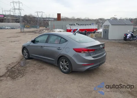 2018 Hyundai Elantra Sel z USA, uszkodzony, nr VIN 5NPD84LF0JH358818